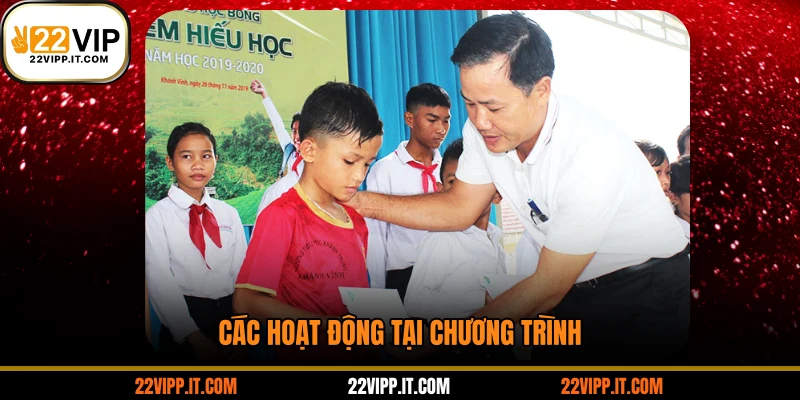 Các hoạt động tại chương trình