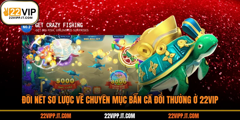 Đôi nét sơ lược về chuyên mục bắn cá đổi thưởng ở 22VIP